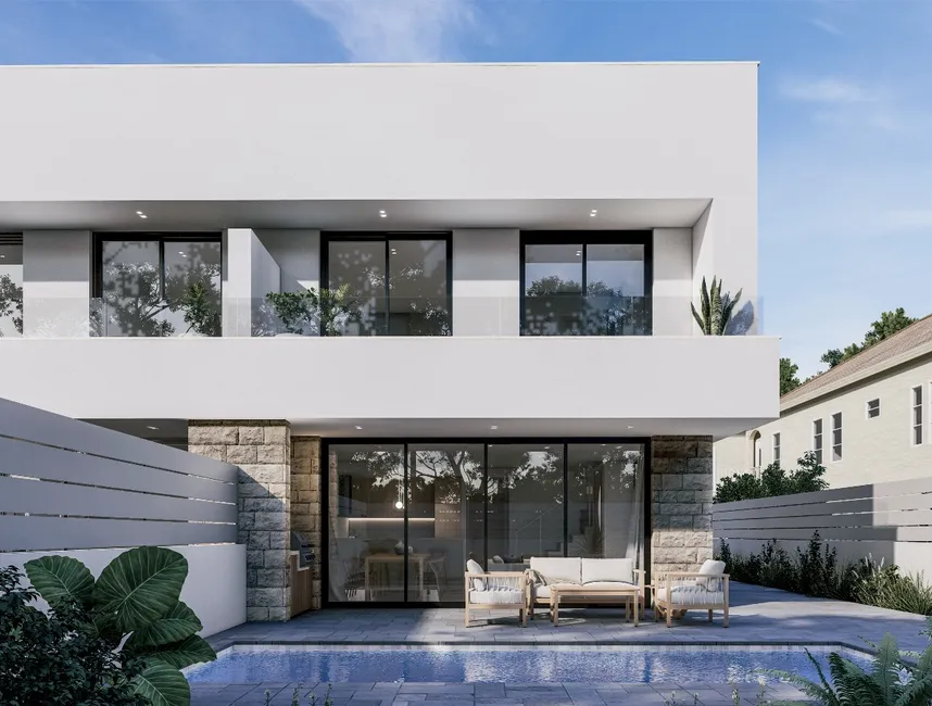 To be completed by December 2025, super modern semi-detached villa with pool in Son Bauló-8