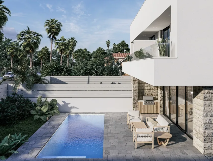 To be completed by December 2025, super modern semi-detached villa with pool in Son Bauló-3
