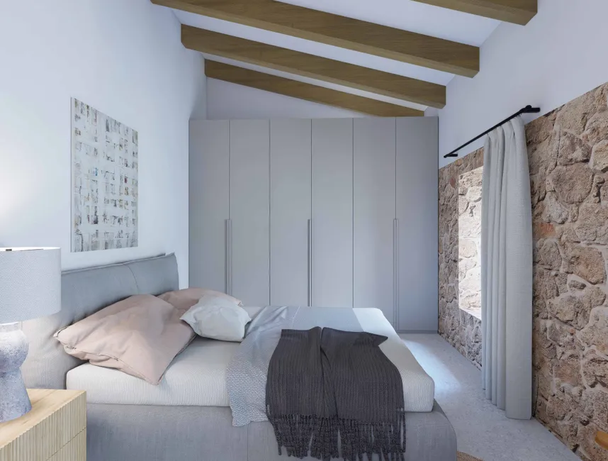 Smukt middelhavsrækkehus med pool i Pollensa, Mallorca-10