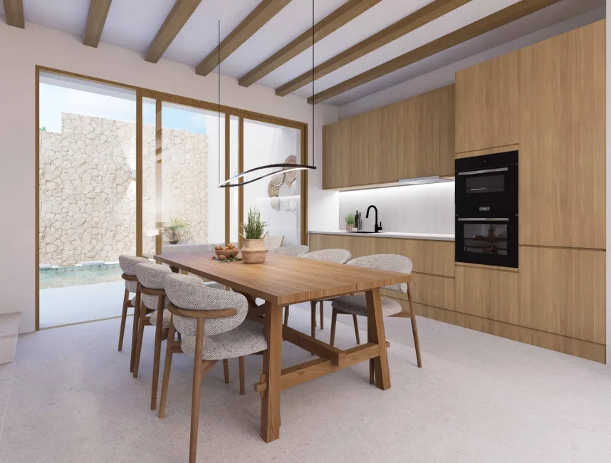 Smukt middelhavsrækkehus med pool i Pollensa, Mallorca-7