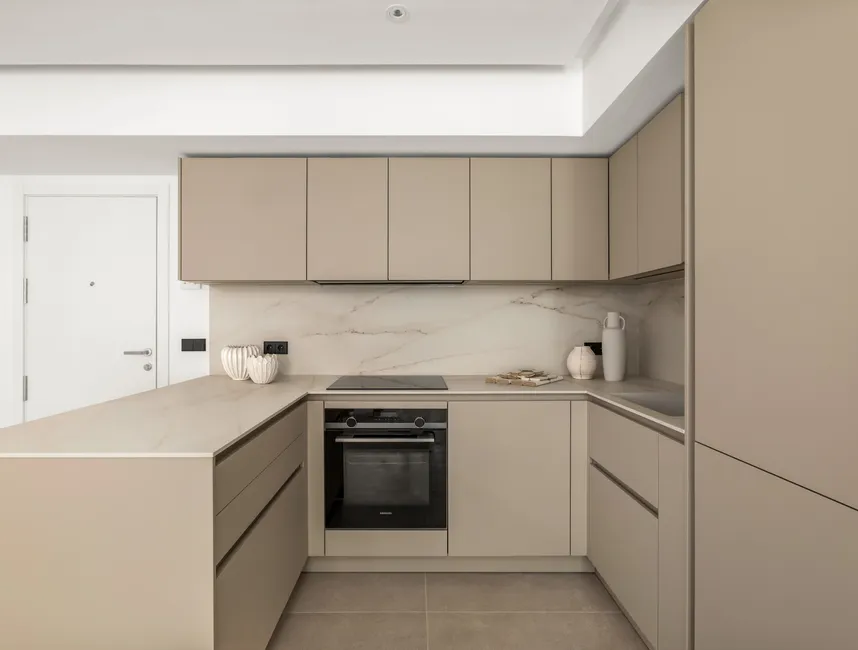 Nybyggede lejligheder af høj kvalitet med fælles pool og underjordisk parkering i Santa Catalina-11