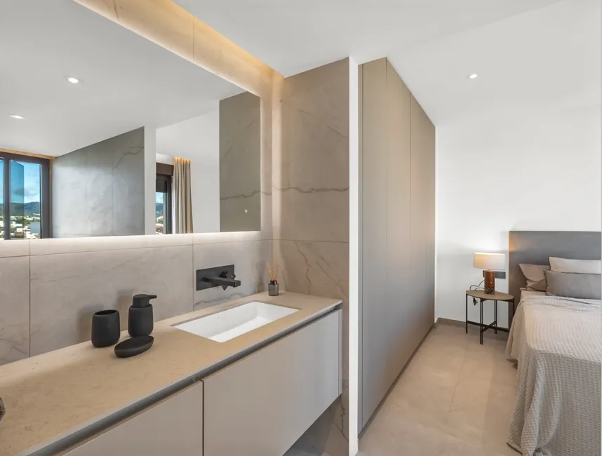 Nybyggede lejligheder af høj kvalitet med fælles pool og underjordisk parkering i Santa Catalina-6