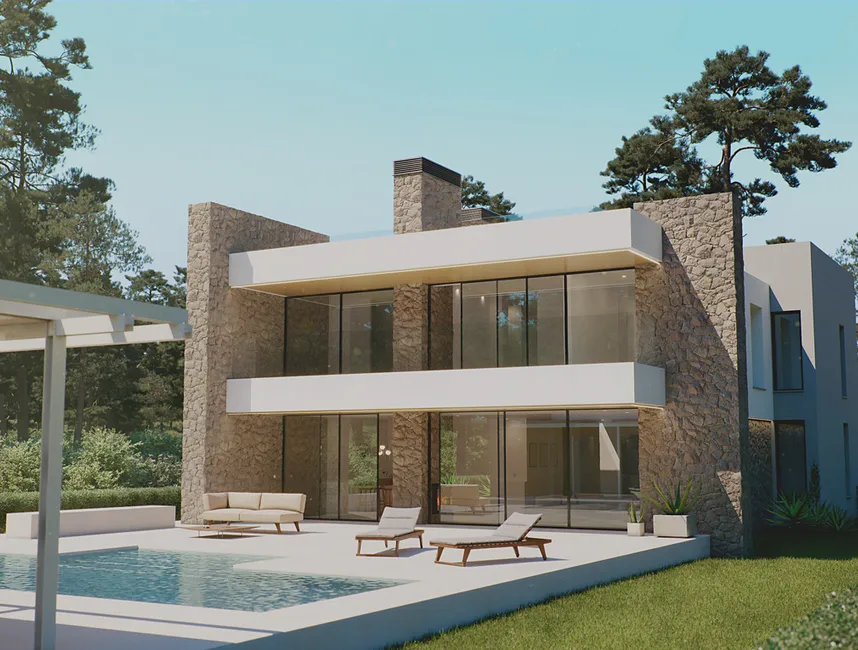 Modern luxury villa close to the beach-1