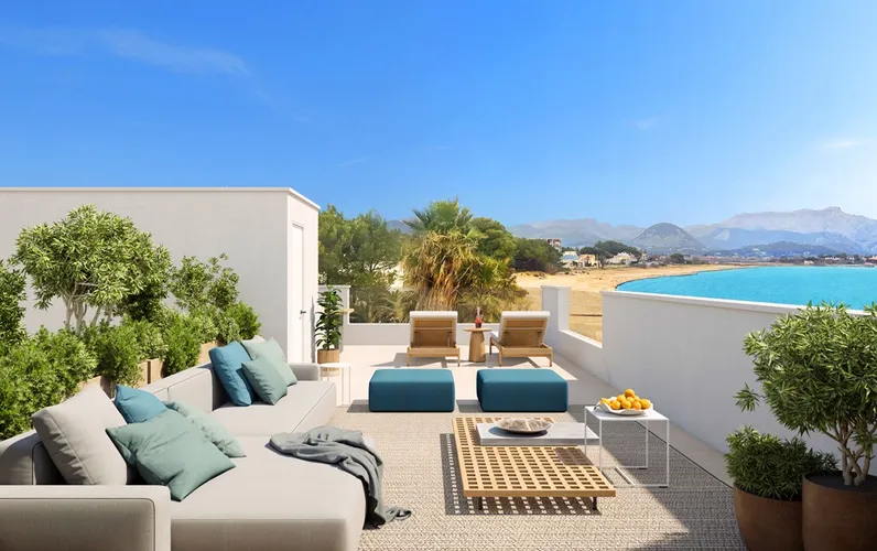 Projekt til et fantastisk moderne hjem ved havet