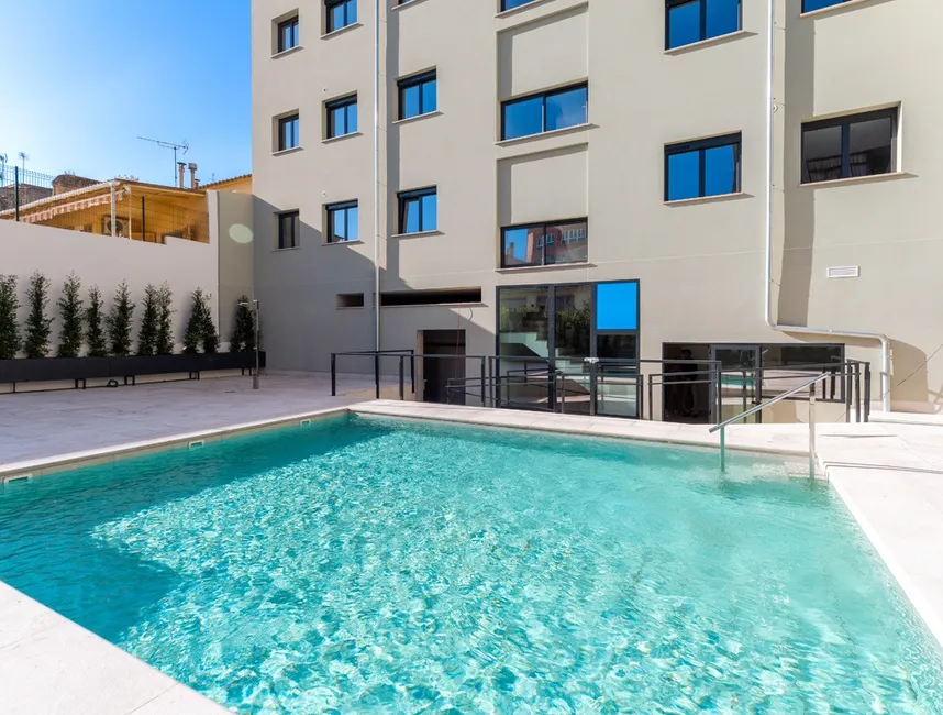 Modern nybyggnation: 11 lägenheter med gemensam pool utanför den gamla stadskärnan-1