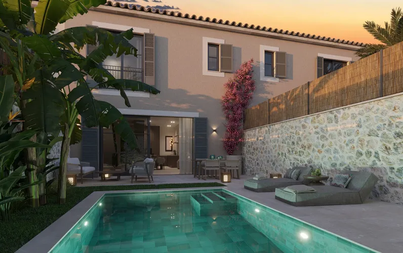 Urban Comfort, Timeless Design & Private Pool in Son Espanyolet