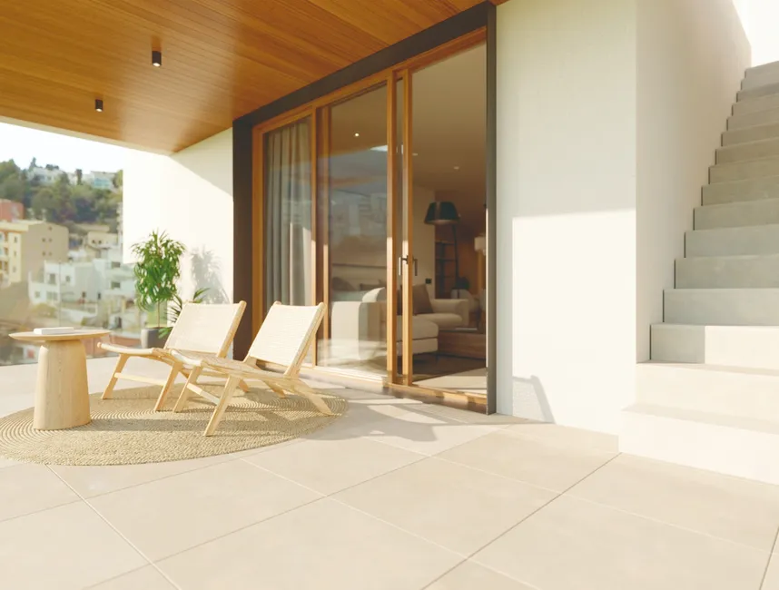 CAN ESTADÉ: NYBYGGD TAKVÅNING MED HAVSUTSIKT OCH PRIVAT TAKPOOL OCH TERRASS-2