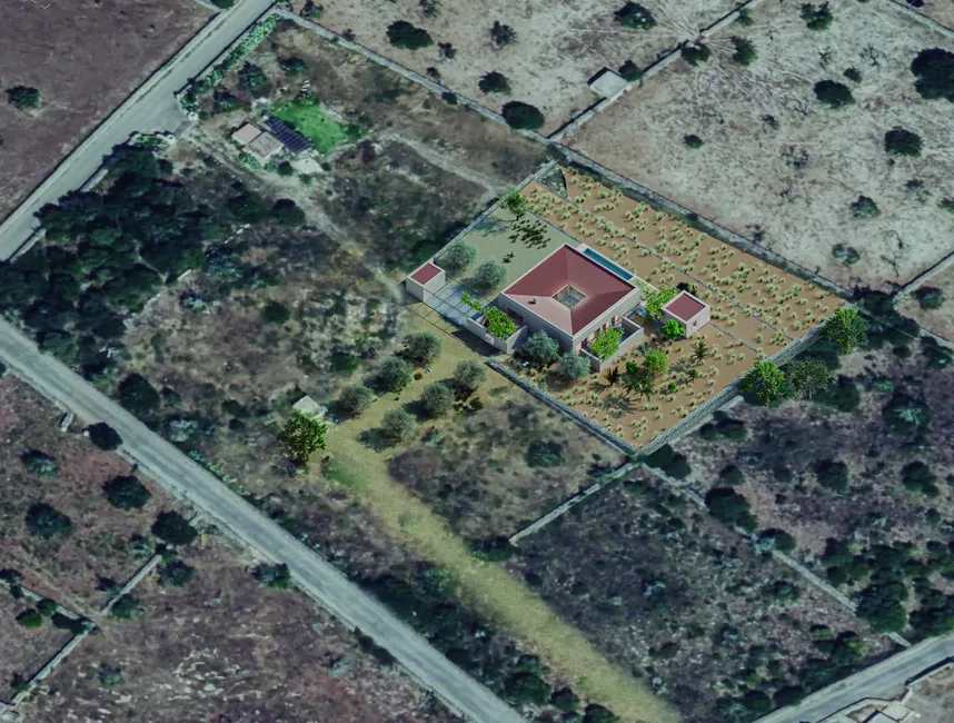 Fremragende stykke jord til udvikling med projekt nær Santa Margalida - Mallorca-4