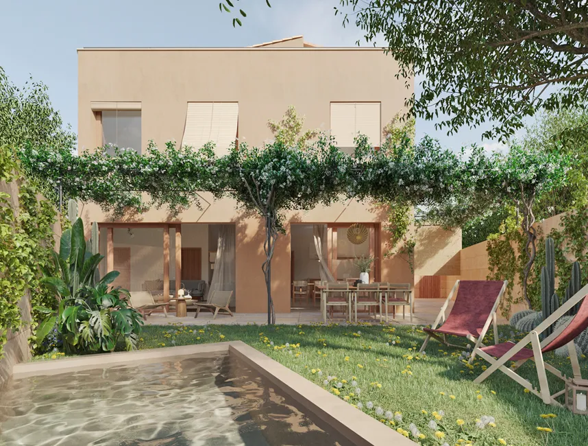 Energy-saving houses with private swimming pools in Sencelles-1