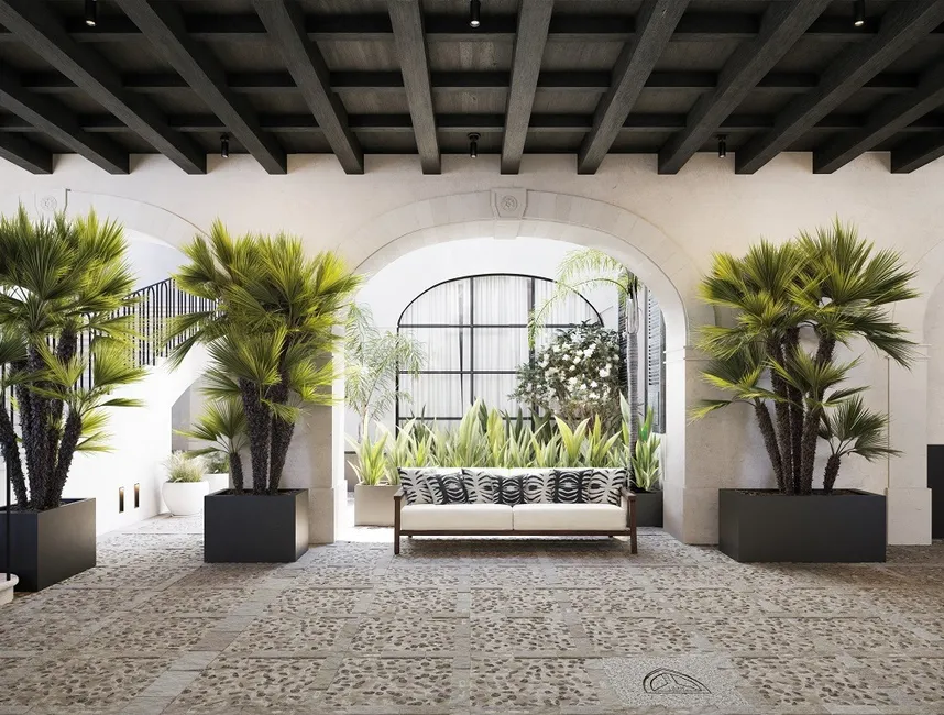 Historisk palads i den gamle bydel: Et projekt med seks elegante boliger i en arkitektonisk perle-1