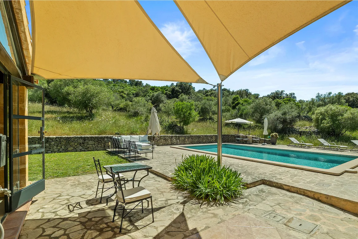 Finca i natursten med pool og panoramaudsigt mellem Artà og Son Servera-15