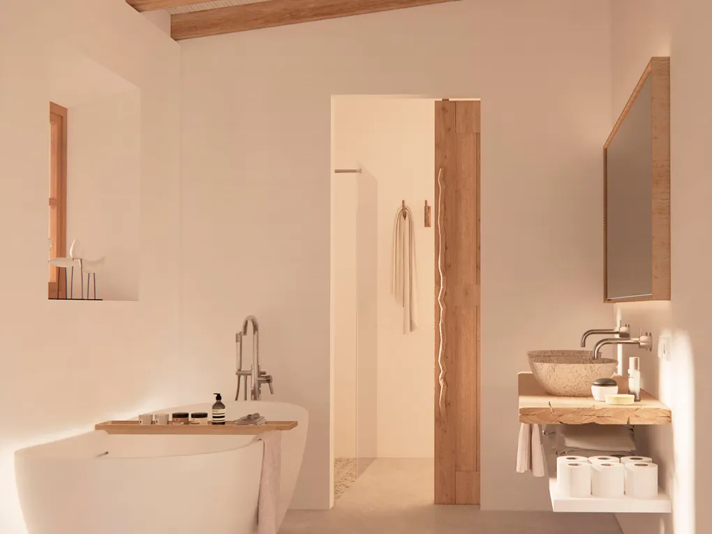 Terreny amb ruïna de pedra i projecte de restauració-14