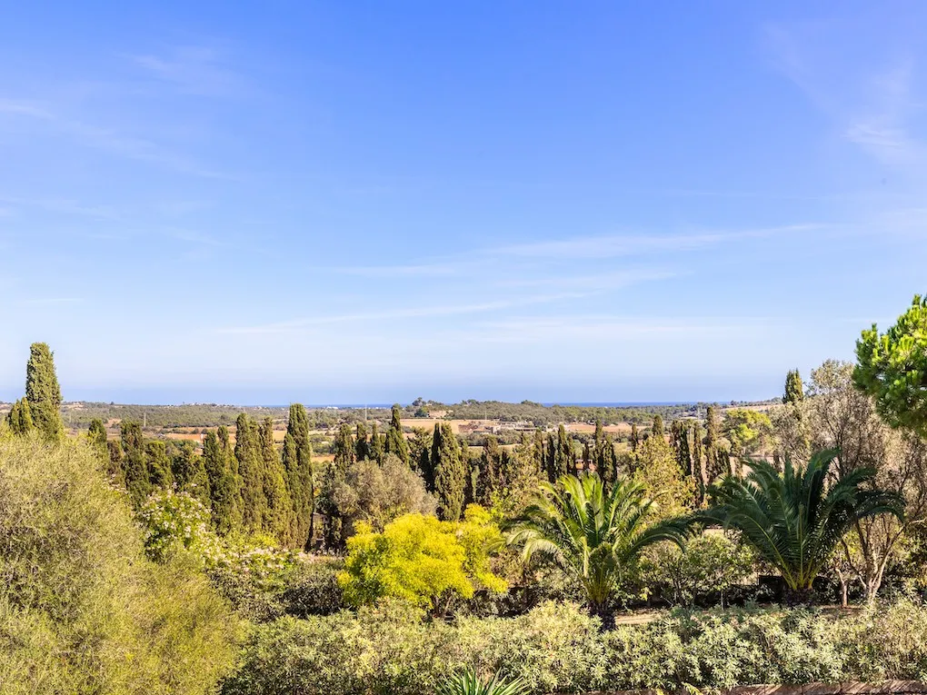 Finca z pięknym ogrodem i panoramicznym widokiem w pobliżu Manacor-14