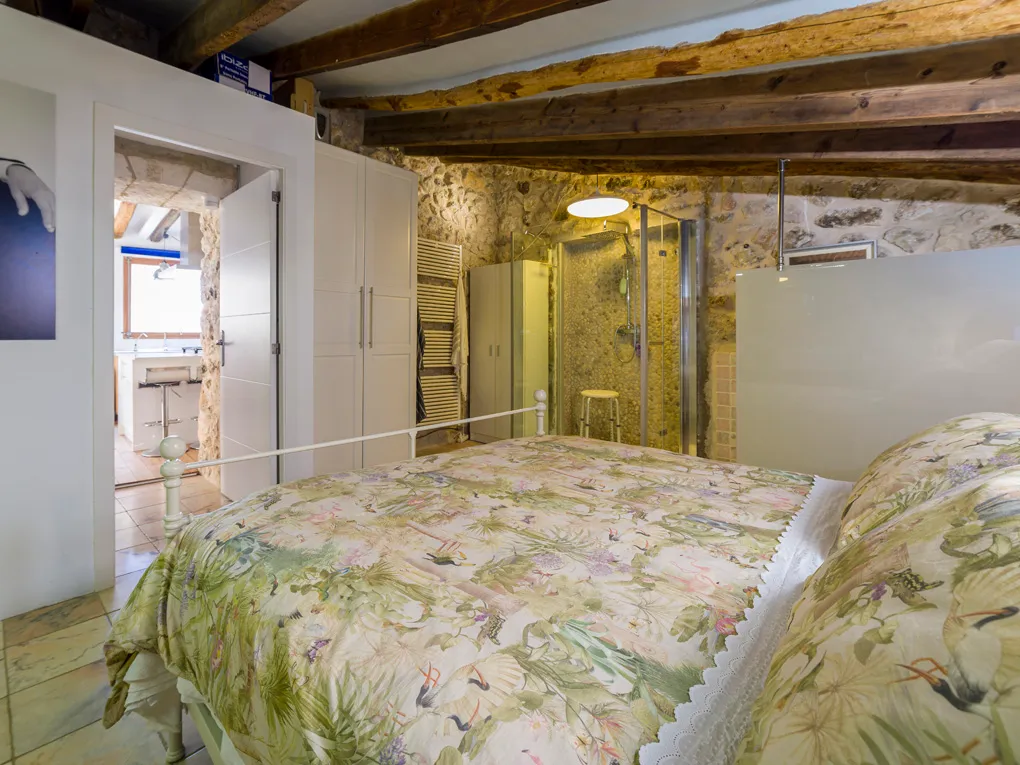 Historic townhouse with a pool and beautiful view-14