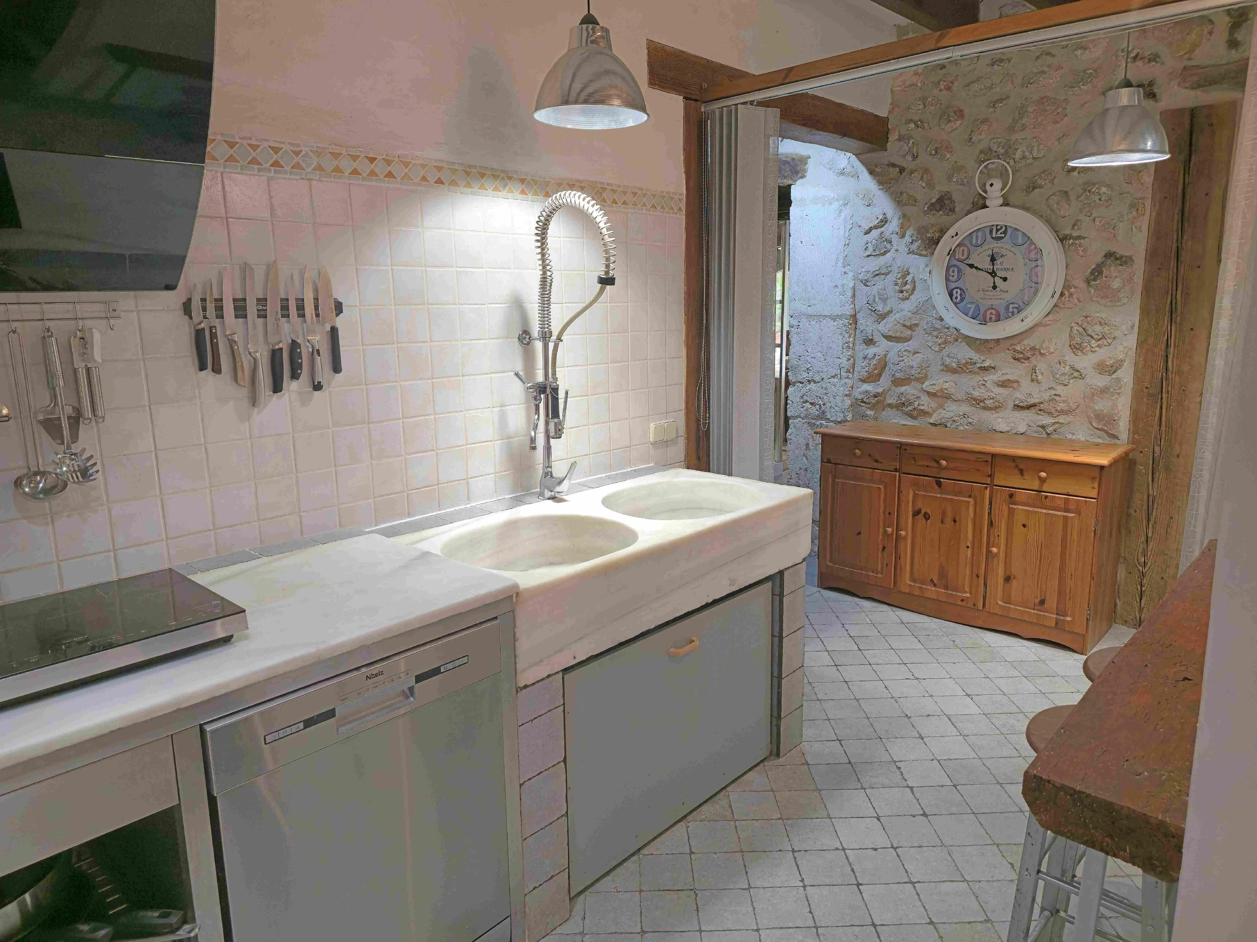 Historic townhouse with a pool and beautiful view-11