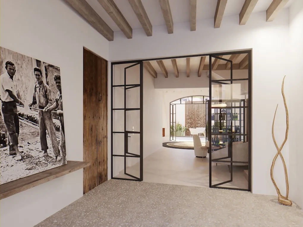 Proyecto de renovación en Artá: casa de pueblo con terraza, piscina y bodega-4