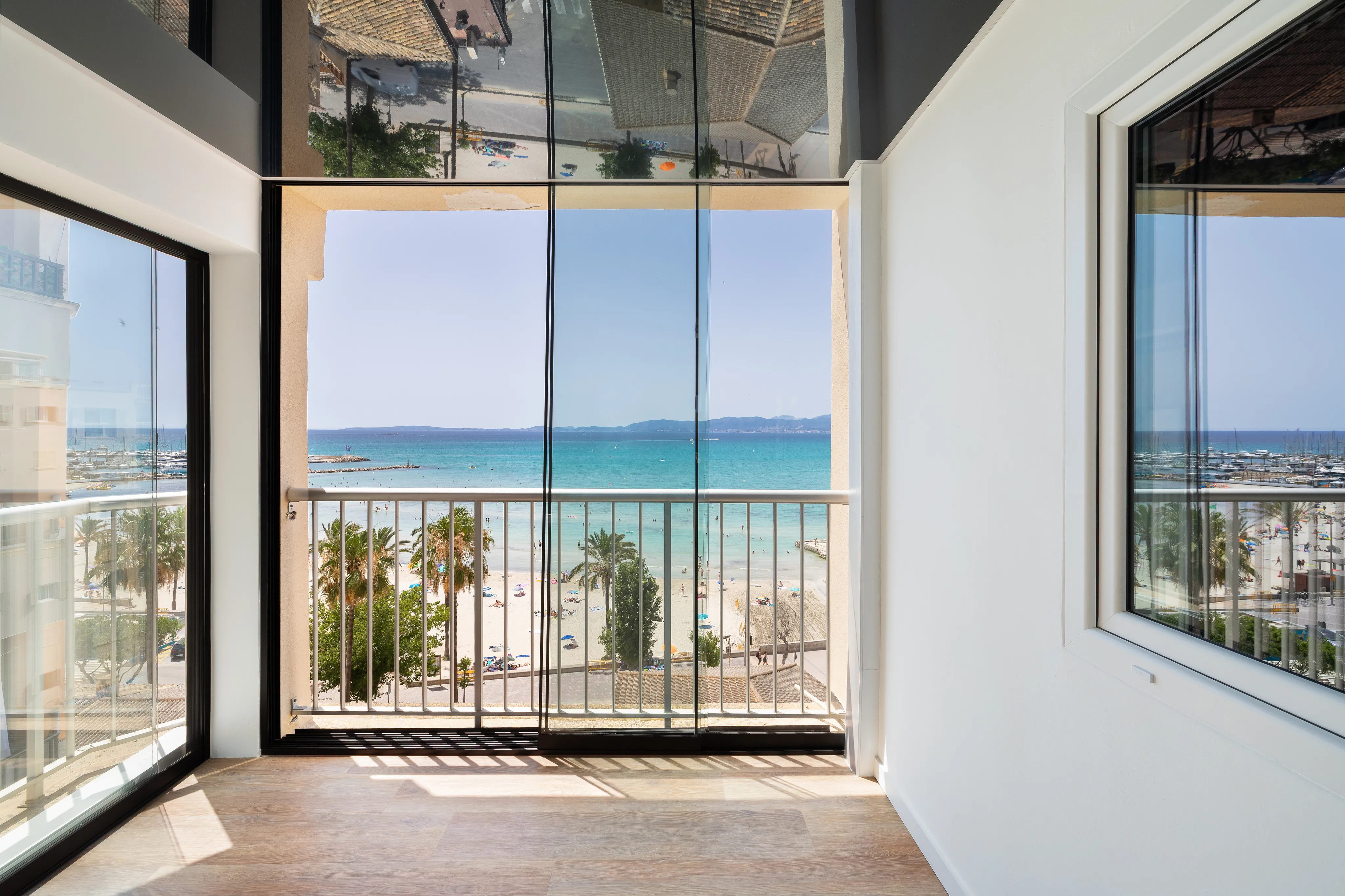 Renoviertes Apartment mit Meerblick, 100 Meter vom Strand entfernt-2