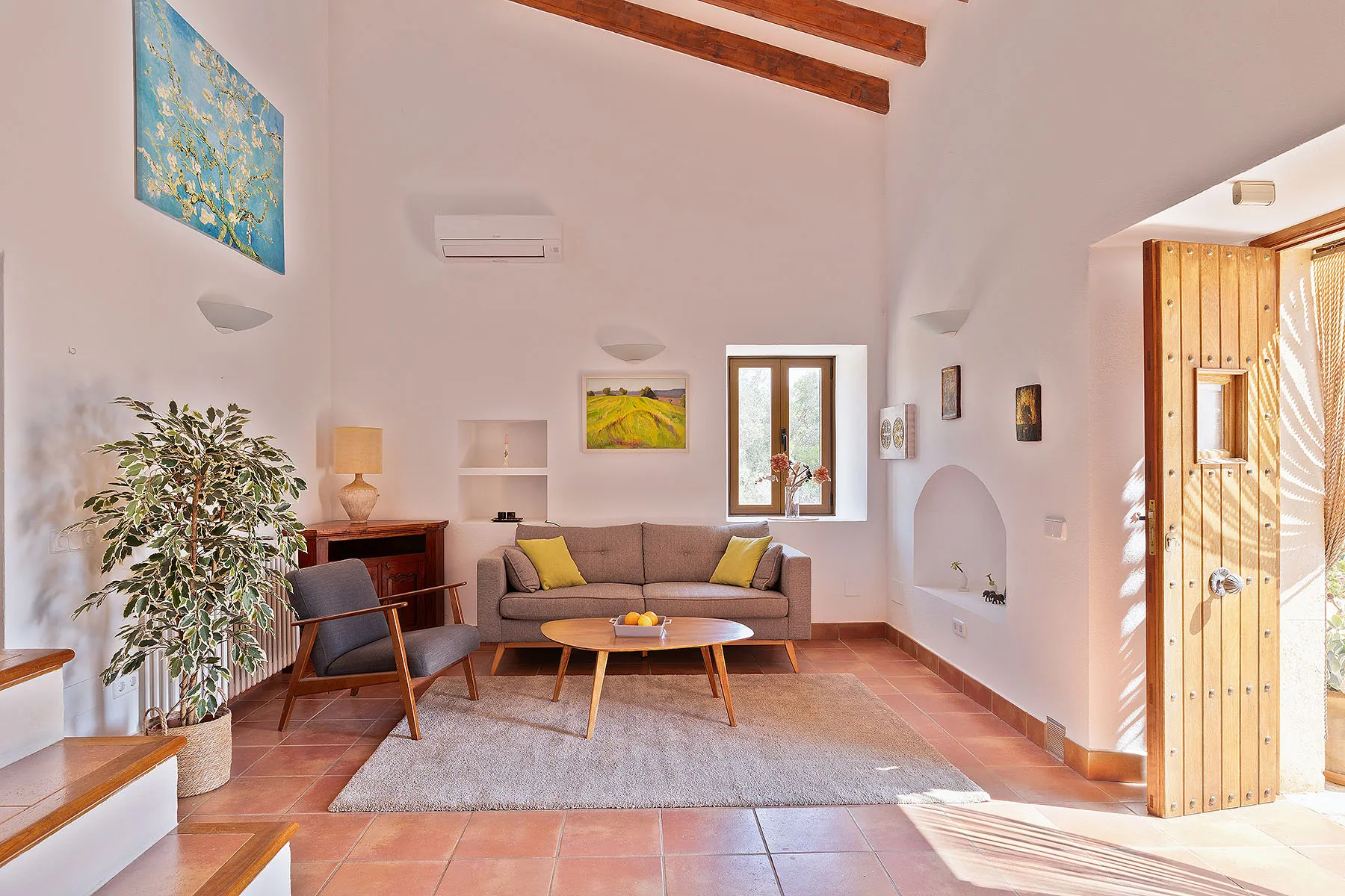 Encantadora finca de pedra amb vistes panoràmiques a Es Capdellà-5