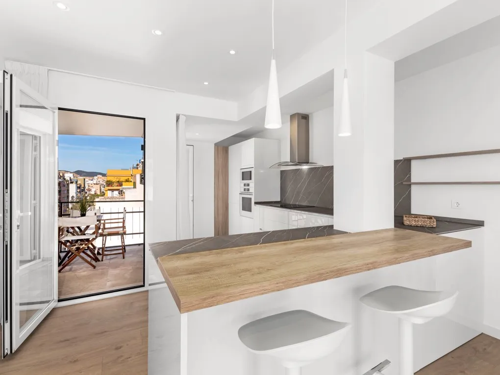 Penthouse rénové avec vue et parking à Palma-7