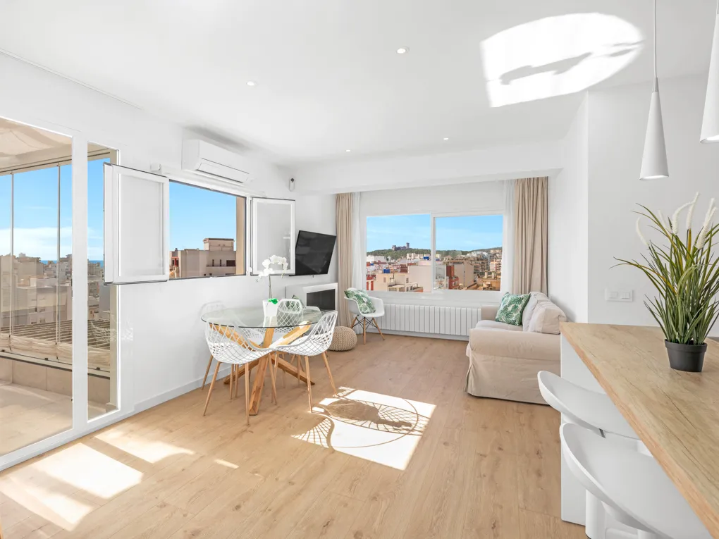 Penthouse rénové avec vue et parking à Palma-6