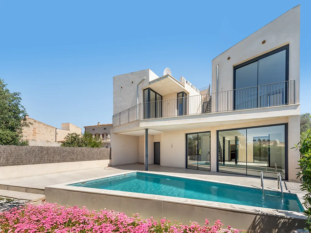 Casa a schiera di nuova costruzione in posizione idilliaca con vista sulla campagna-1