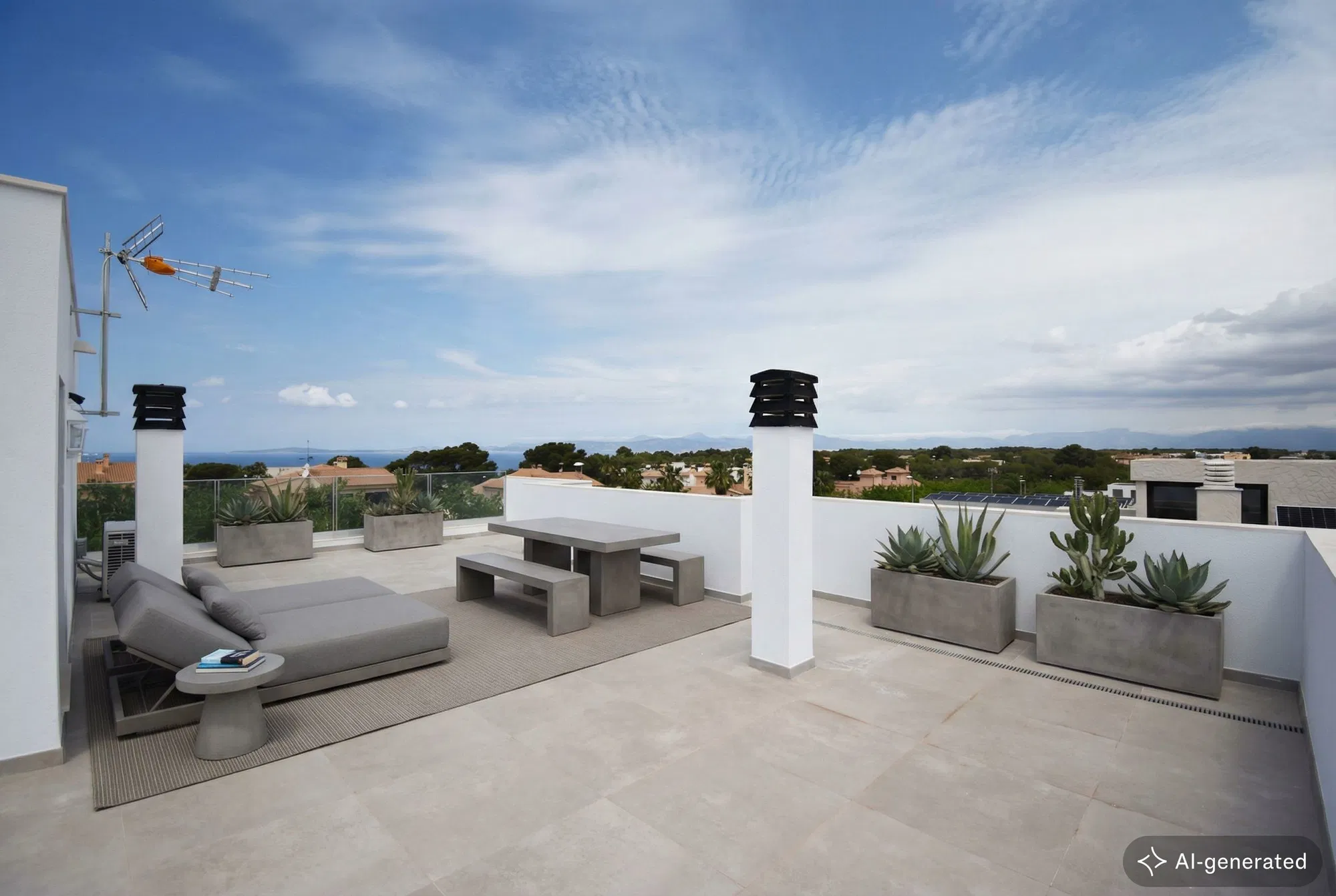 Exklusive Doppelhaushälfte mit Pool in Puig de Ros-9