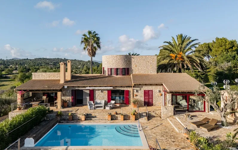 Finca z widokiem na morze w pobliżu Son Servera