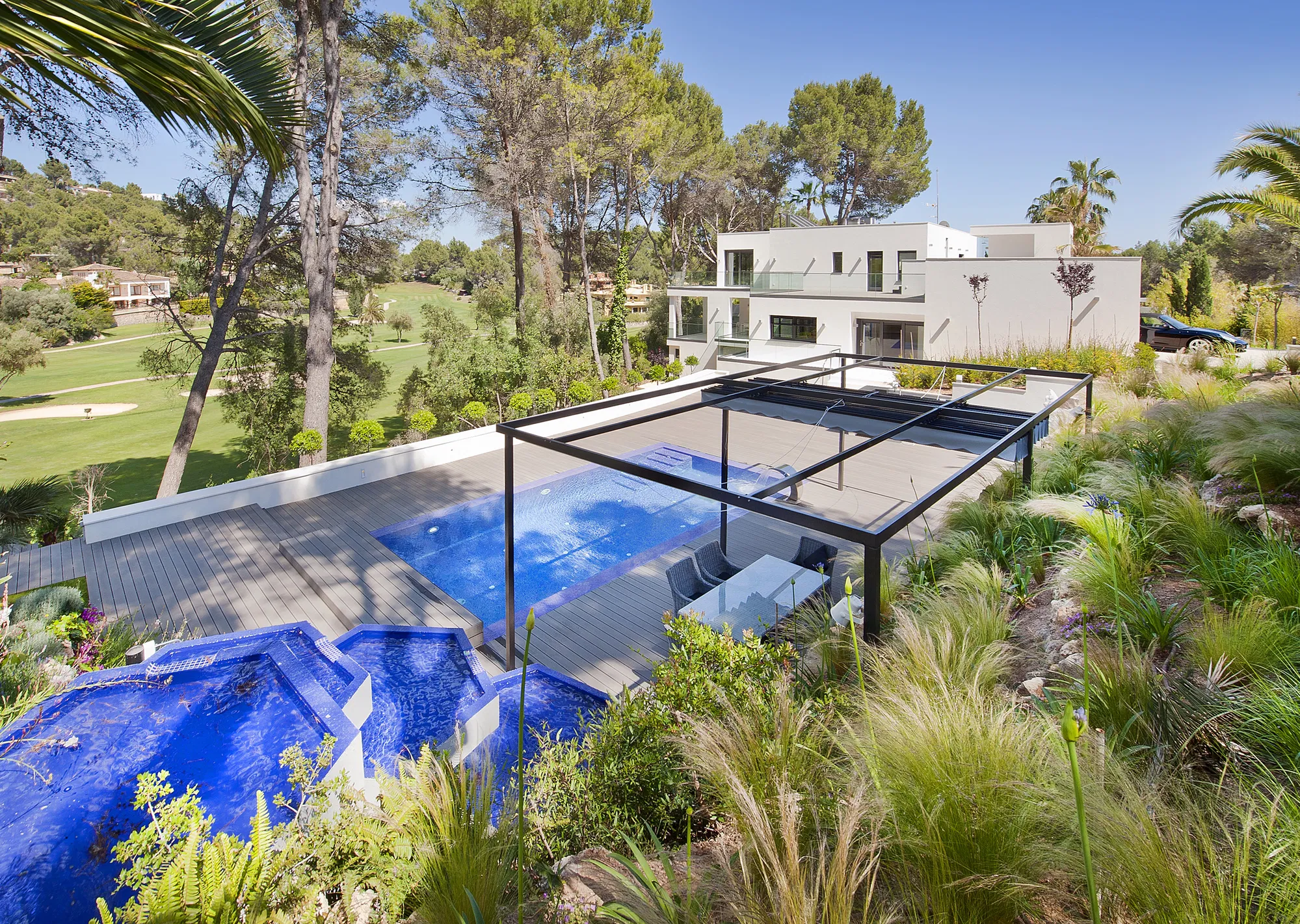 Modern luxury villa with direct golf views-3