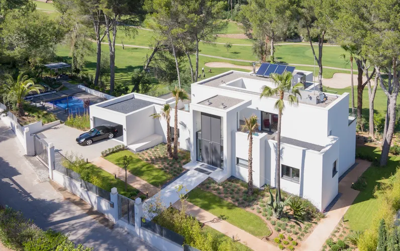 Lyxvilla med direkt golfutsikt i Son Vida, Palma de Mallorca