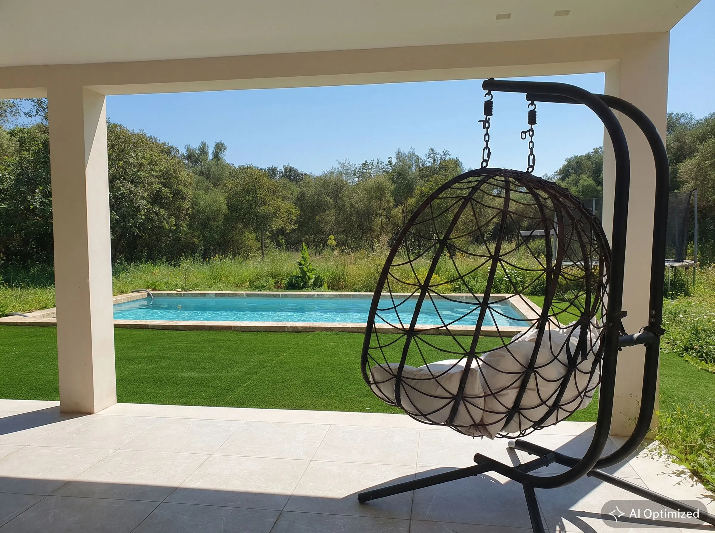 Finca de piedra natural de nueva construcción con piscina a las afueras de Sencelles-13