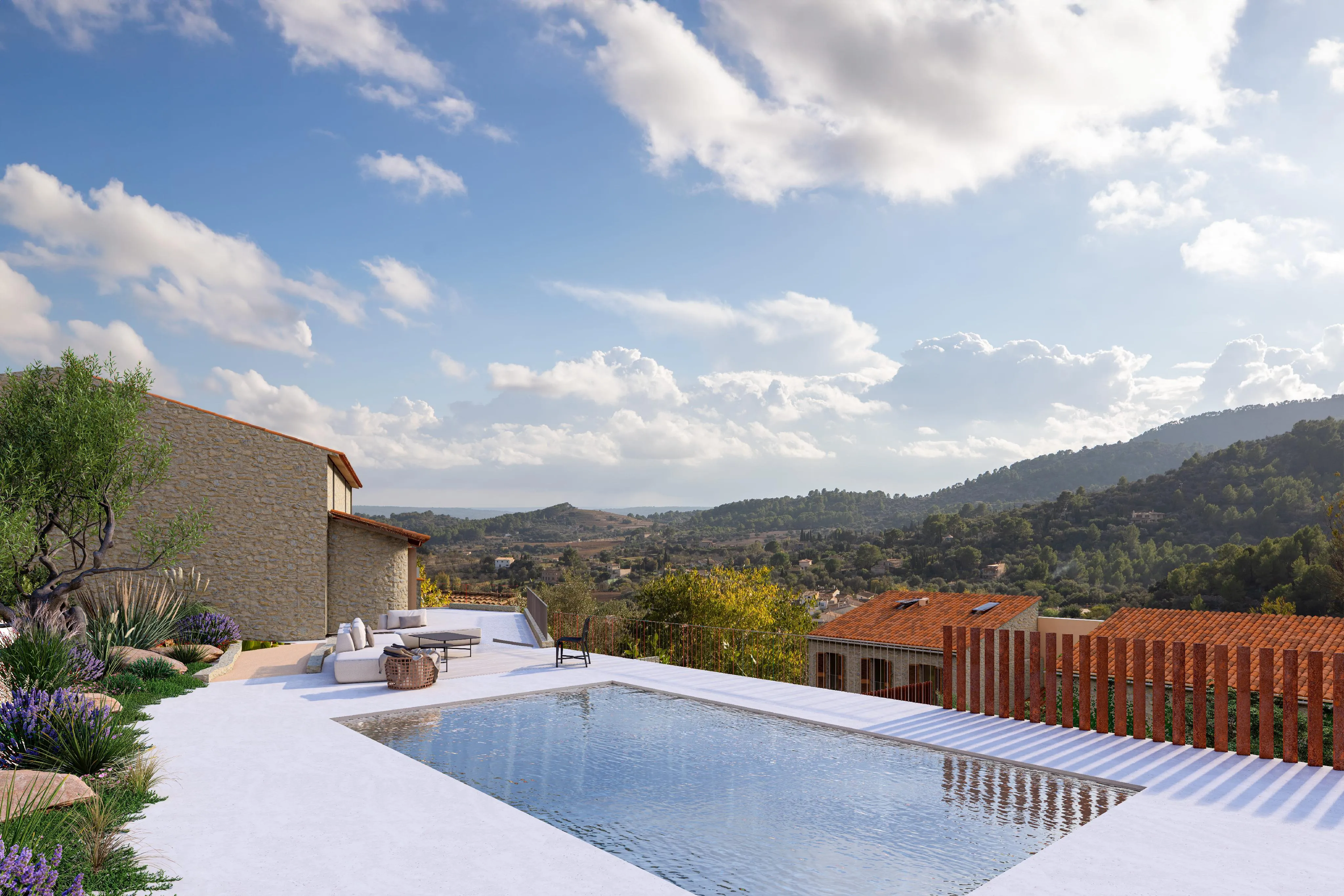 Excepcional projecte immobiliari amb dues unitats residencials i vistes panoràmiques a Alaró-2