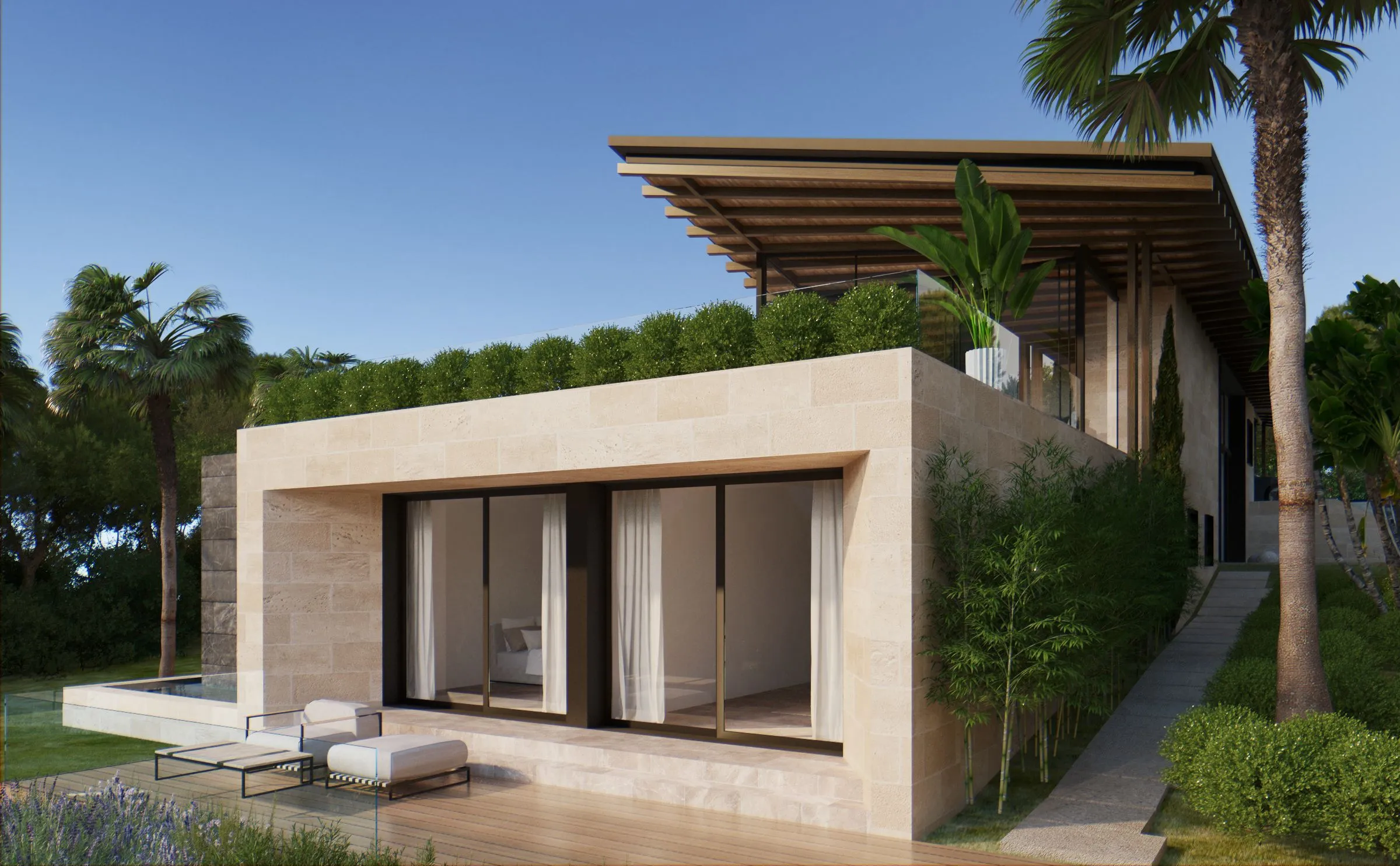 Sea view plot in perfect location with building license-7