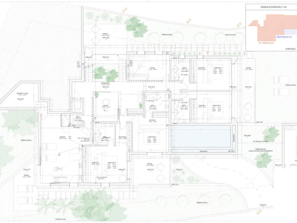 Sea view plot in perfect location with building license-12