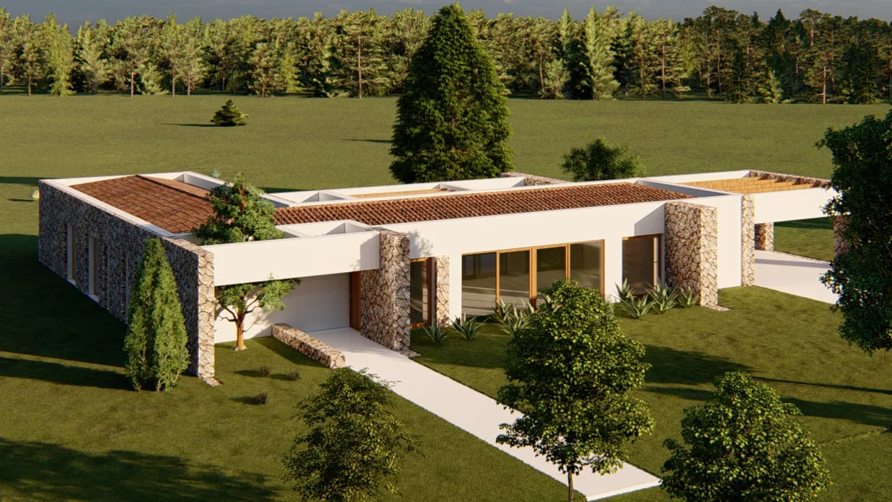 Działka z pozwoleniem na budowę i atrakcyjnym projektem-12