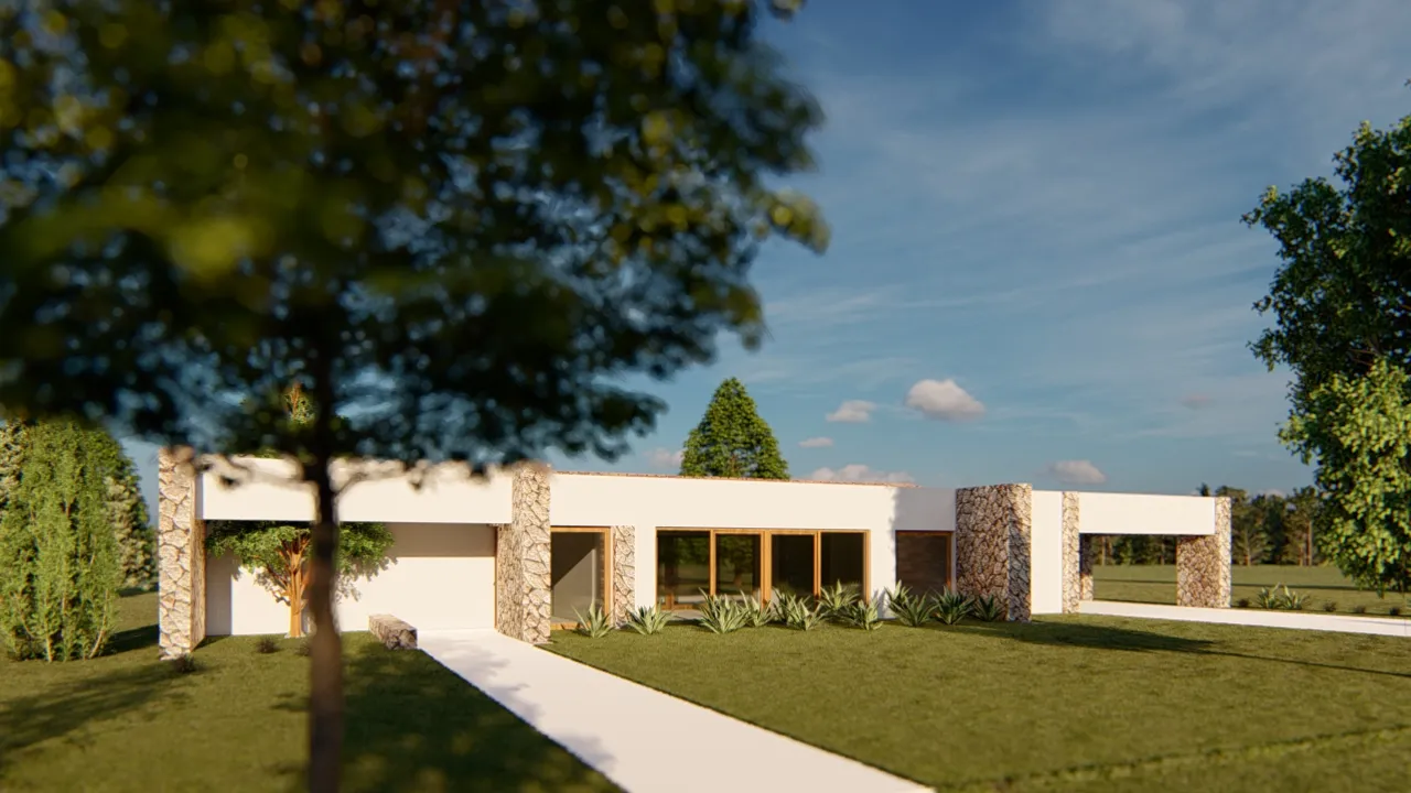 Działka z pozwoleniem na budowę i atrakcyjnym projektem-11