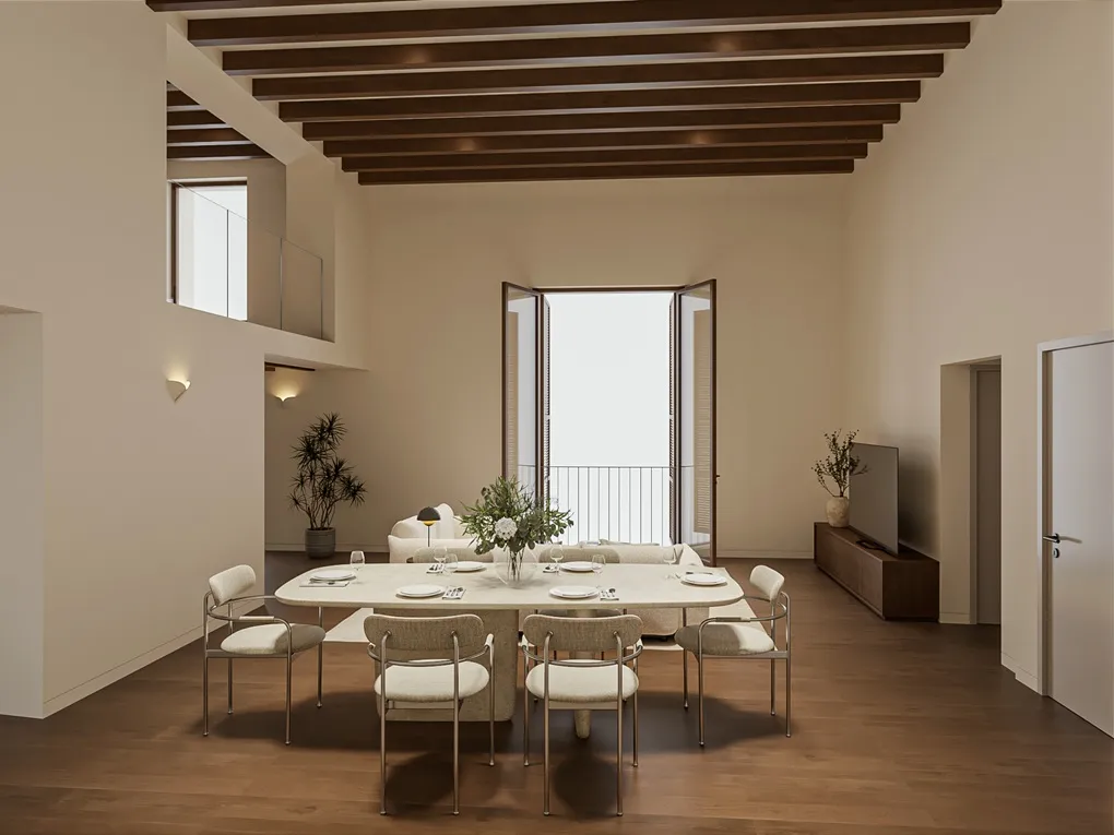 Moderna planta noble con acogedora terraza-3