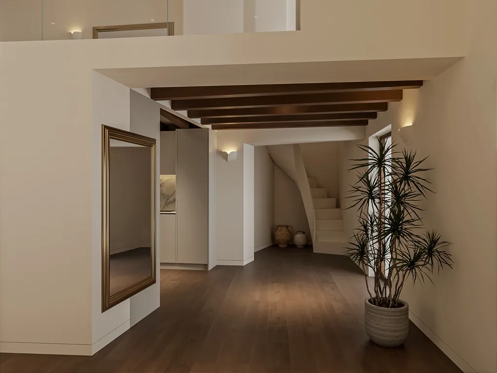 Topmoderne, ædel etage med hyggelig terrasse-5