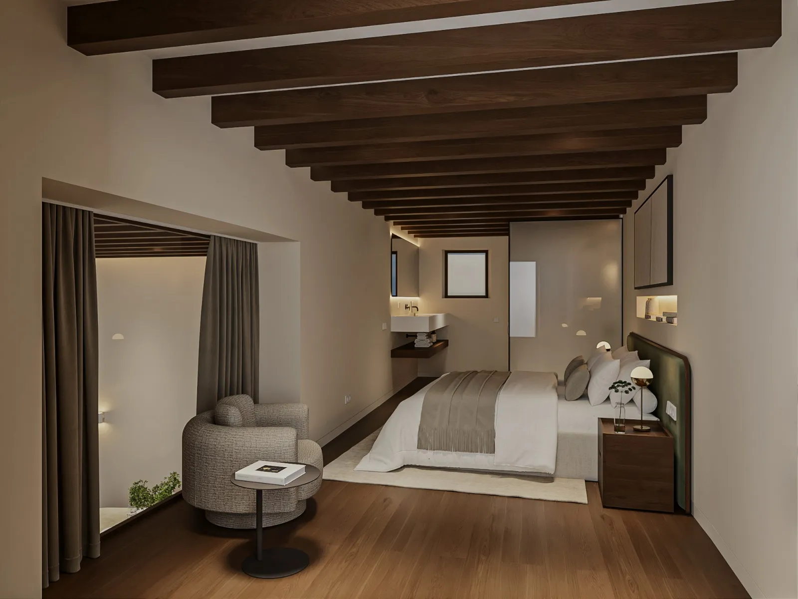 Moderna planta noble con acogedora terraza-6