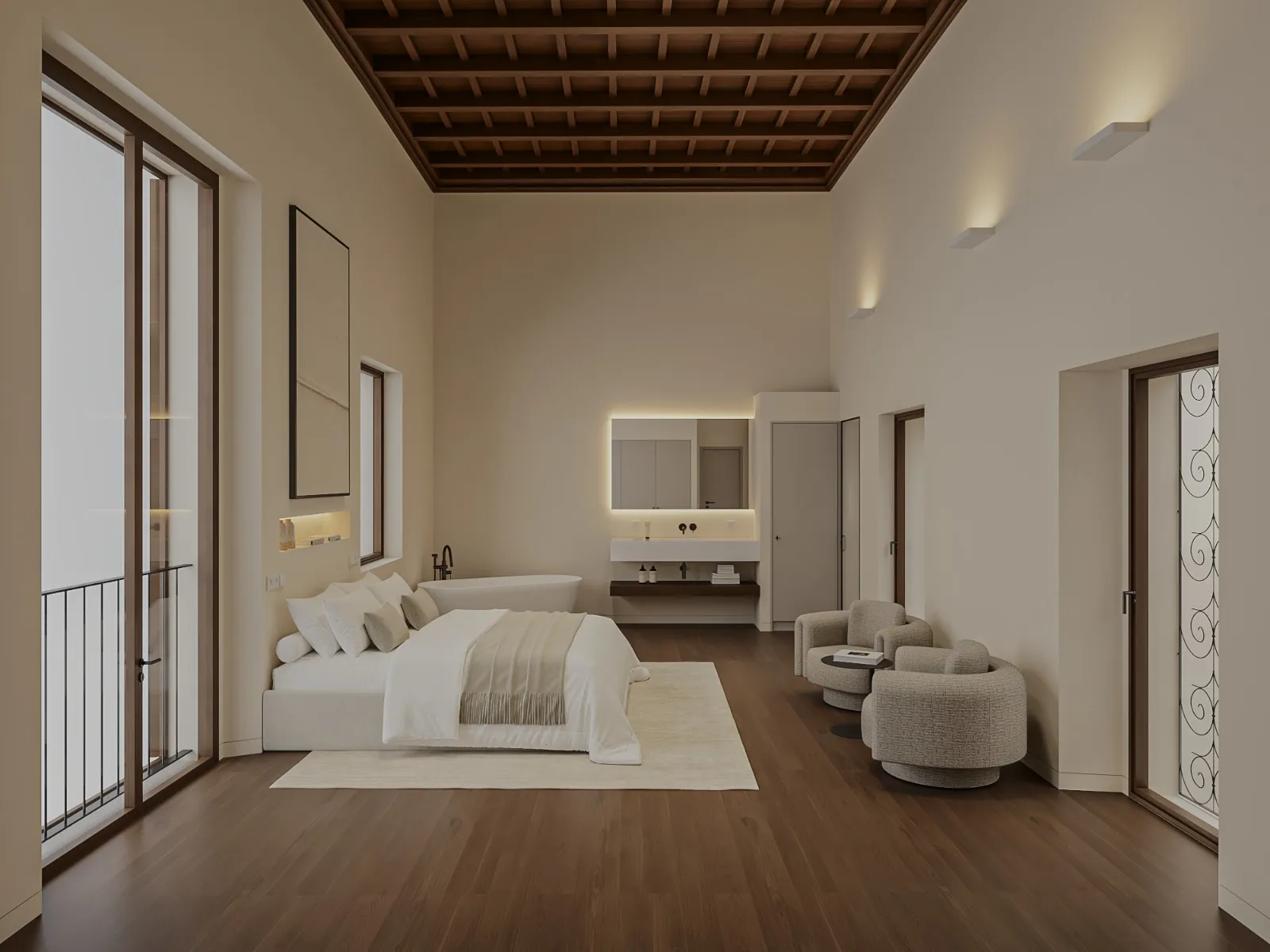 Moderna planta noble con acogedora terraza-12