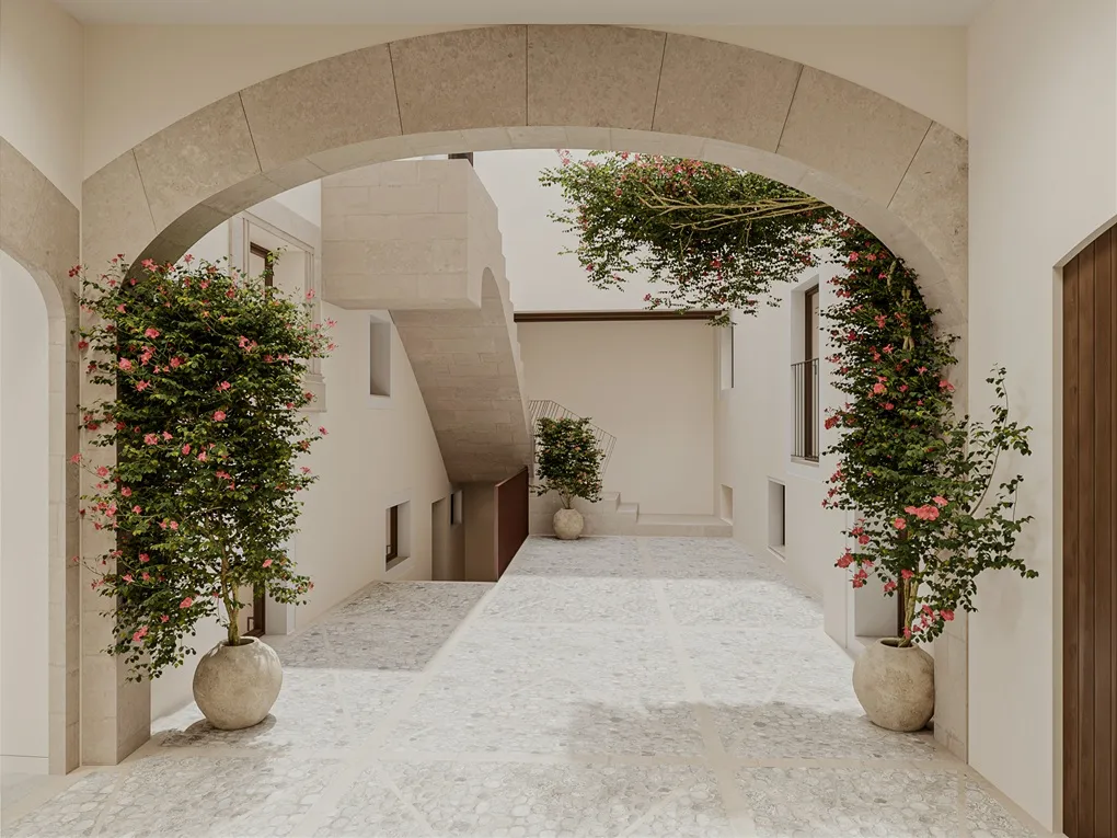 Moderna planta noble con acogedora terraza-2