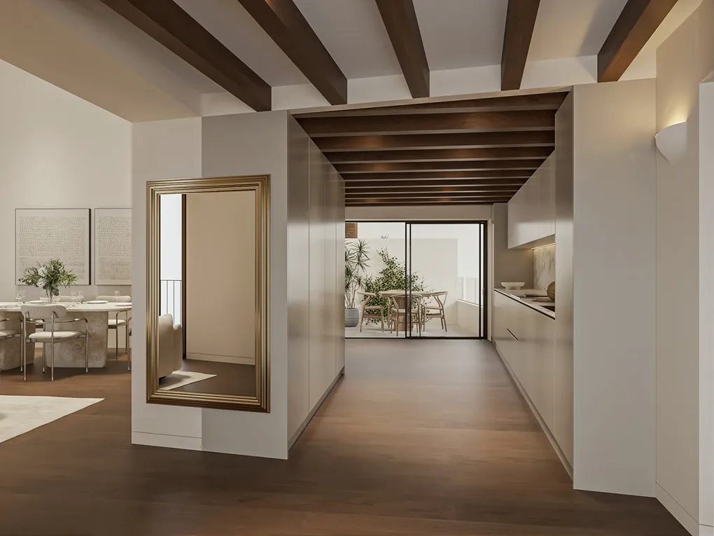 Moderna planta noble con acogedora terraza-4