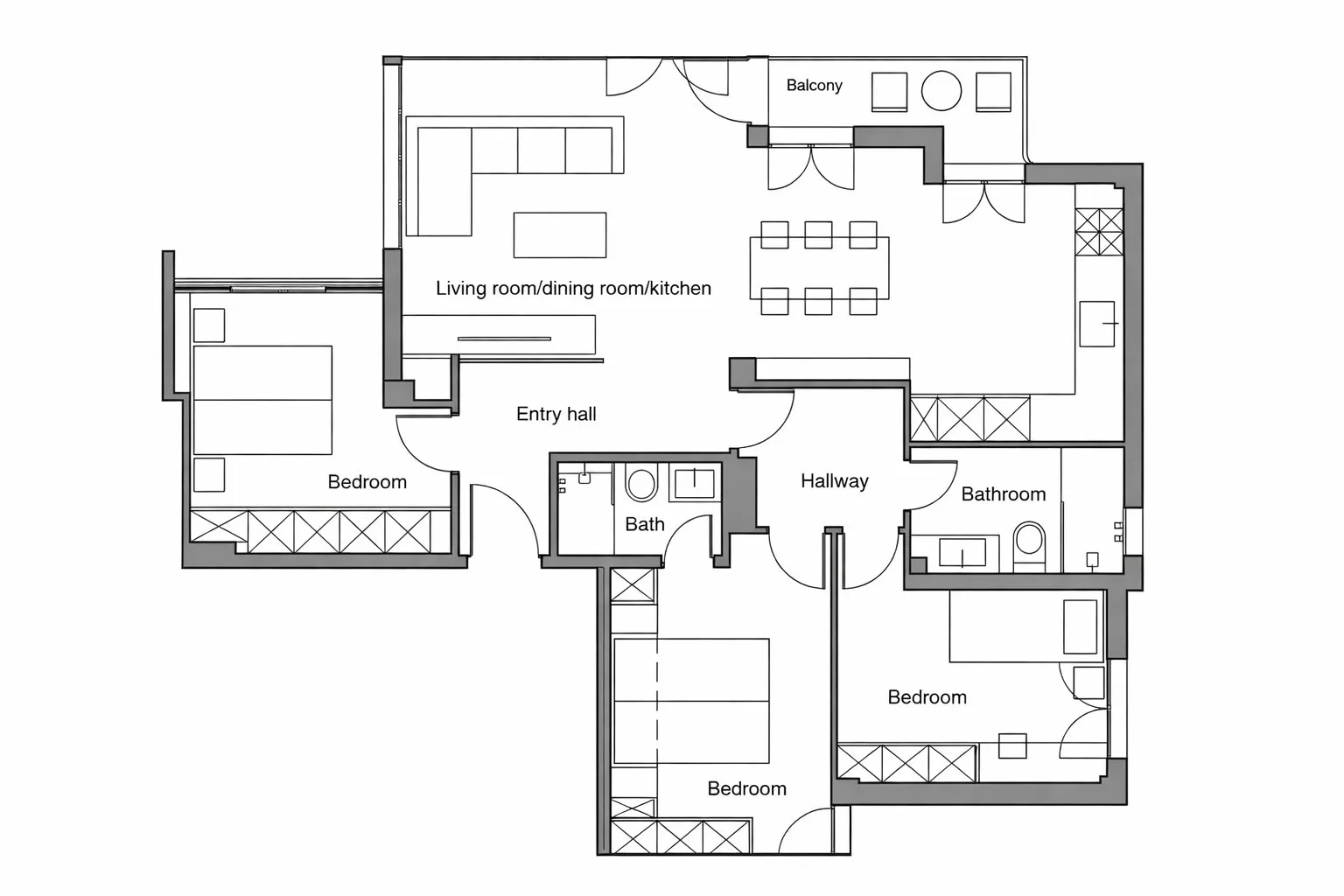 Stilfullt renoverad lägenhet nära hamnen i Cala Nova-18
