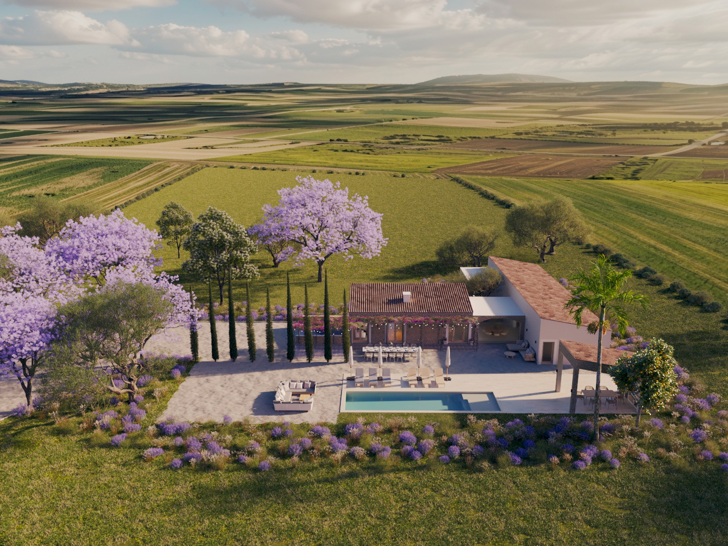 Projet exclusif de construction d'une finca à Montuïri, Majorque