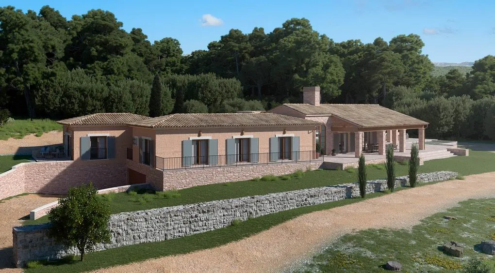 Sea view land for sale with building licence-1