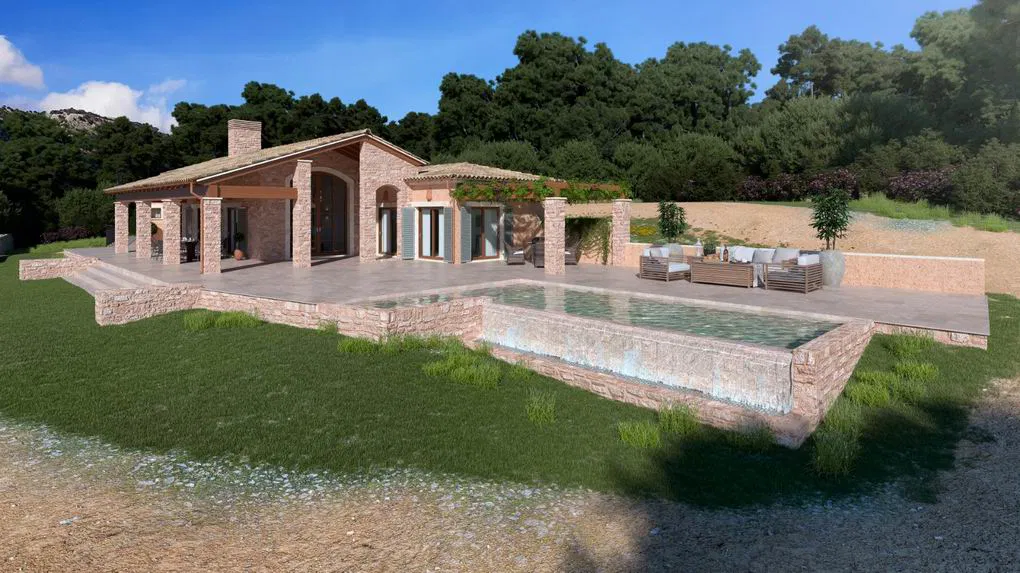 Terreno in vendita - costruite la vostra casa di campagna con vista sul mare-2