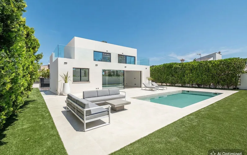 Villa design moderne en bord de mer