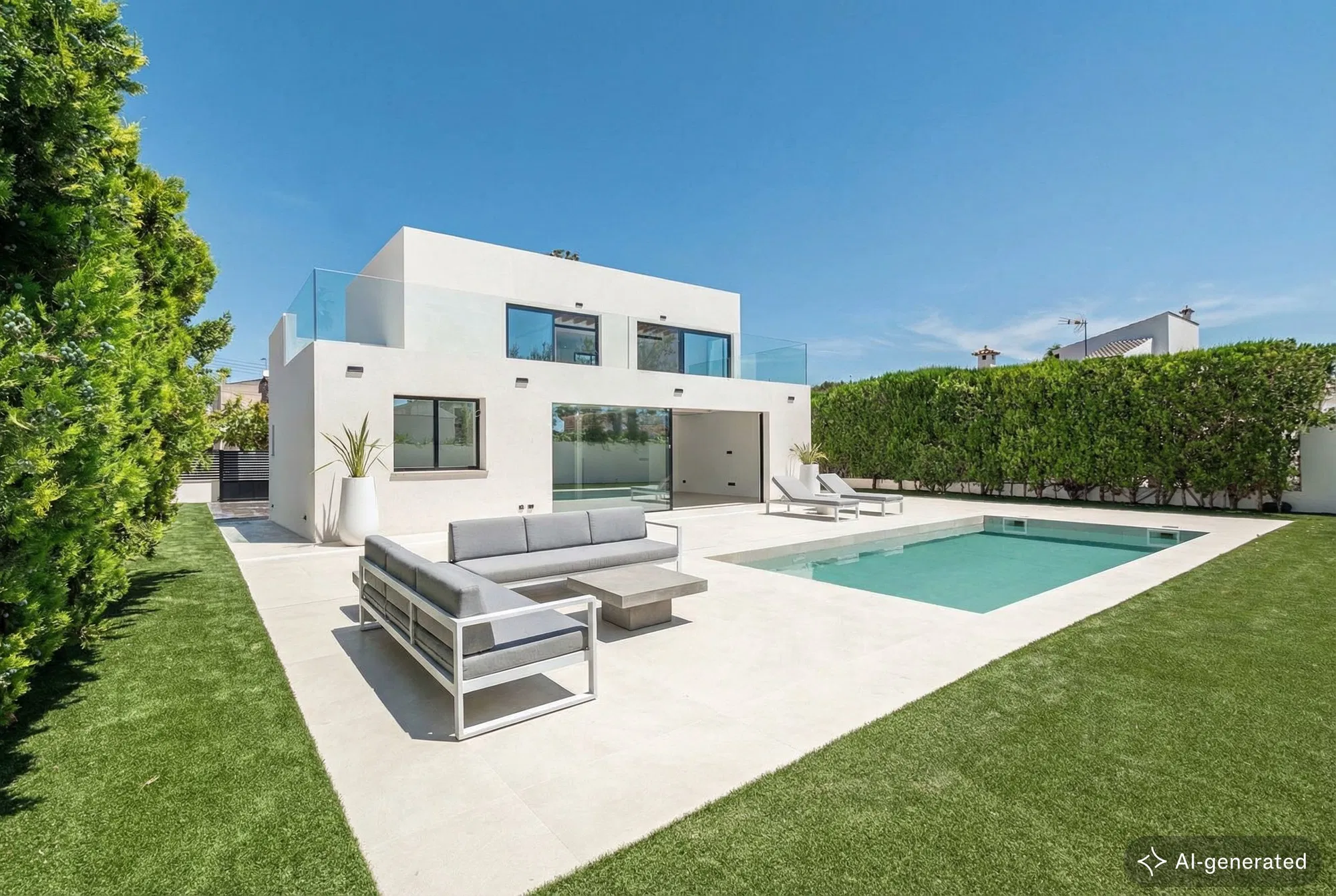 Moderne Designer Villa am Meer-1