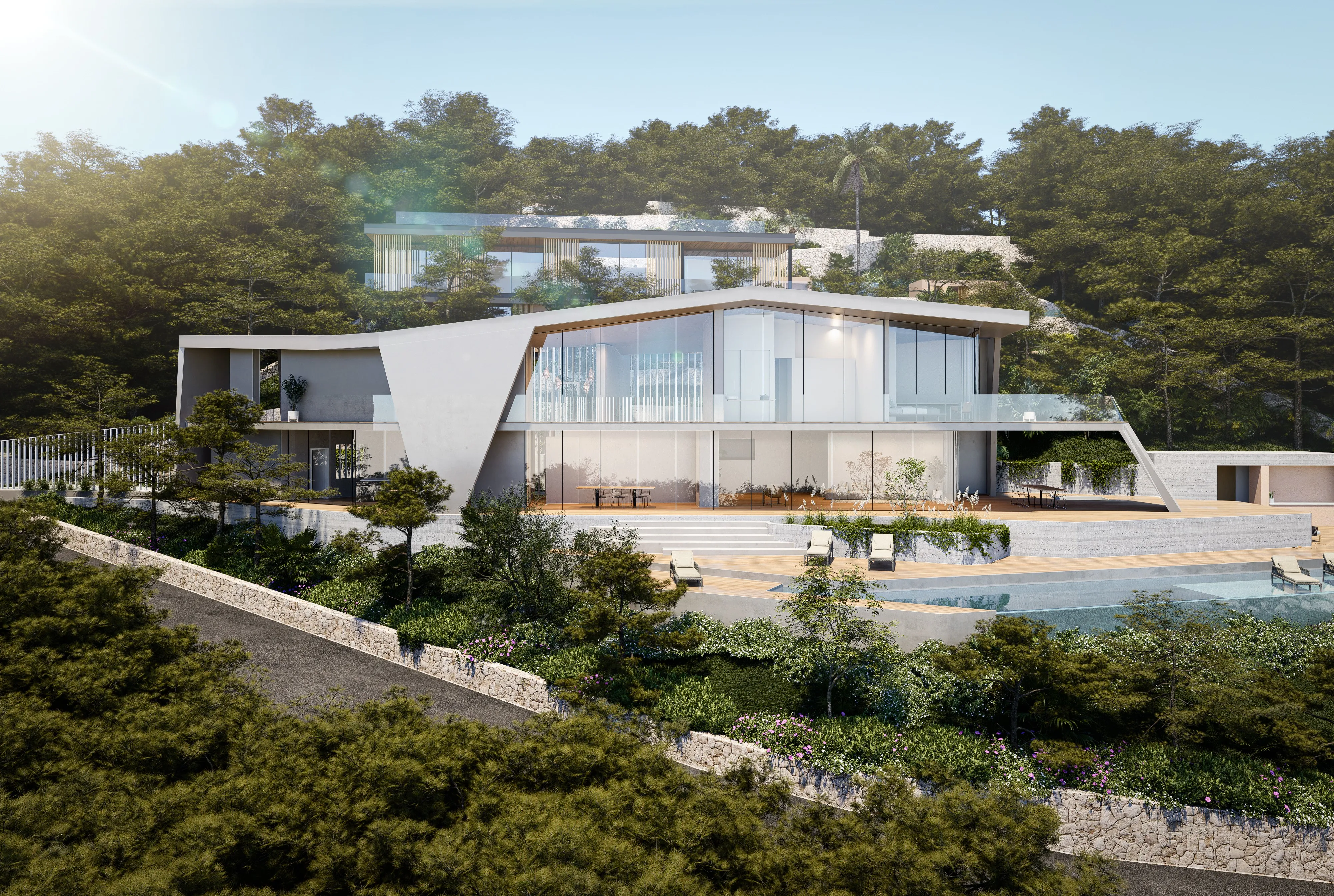 Sea view building plot with licence and execution project-5