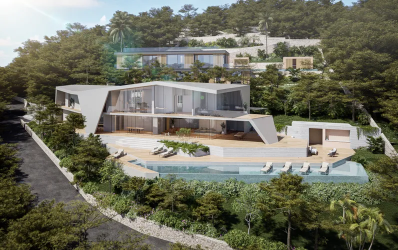 Byggegrund med havudsigt, licens og udførelsesprojekt