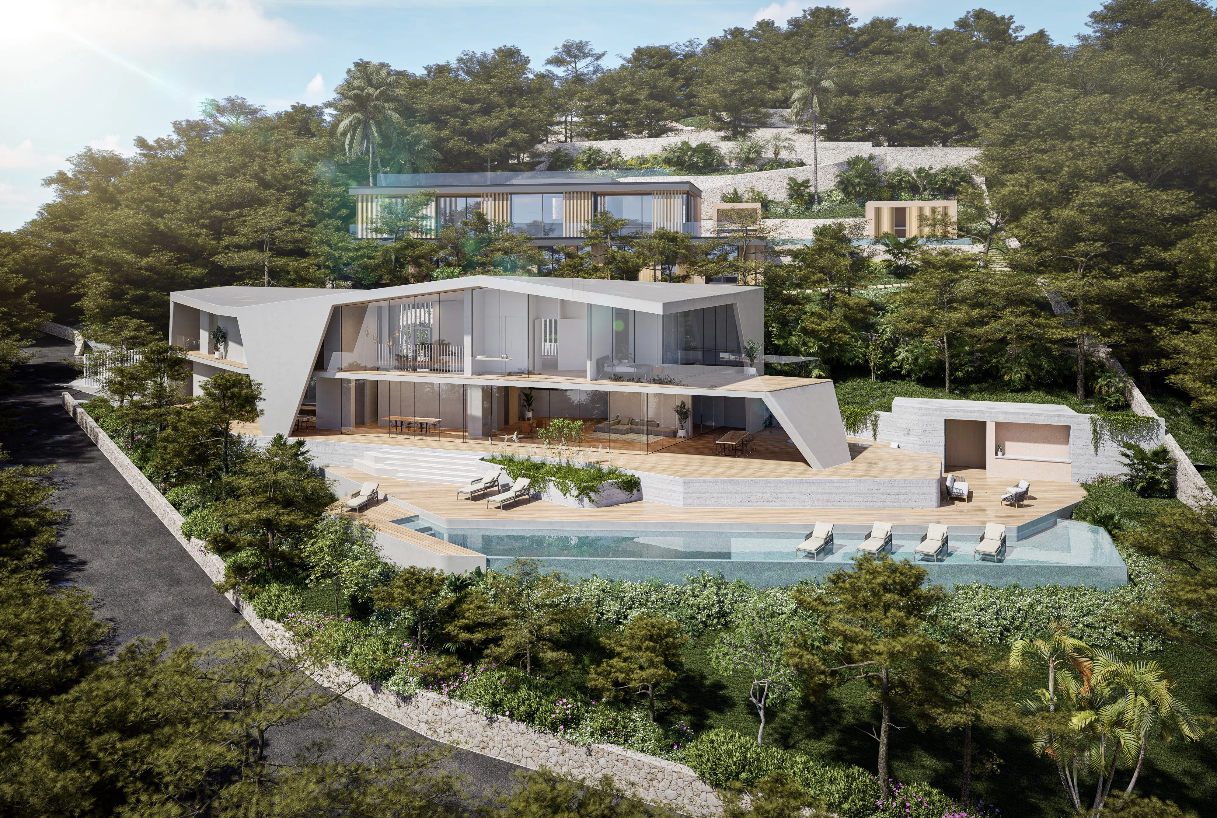 Sea view building plot with licence and execution project-1